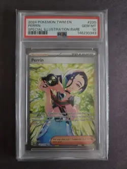 Pokemon TCG Twilight Masquerade Perrin 220/167 Special Illustration Rare Card - Image 1