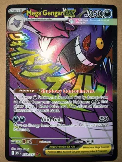 2026 Pokemon Card TCG Ascended Heroes Mega Gengar EX Mega Attack Rare 269/217 NM - Image 1