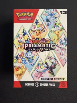 Pokemon Trading Card Games Scarlet Violet Prismatic Evolution Booster Bundle - Image 1