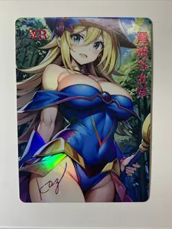 Dark Magician Girl DMG XR Sexy Foil Dream Goddess Waifu Card Girl Doujin Anime - Image 1