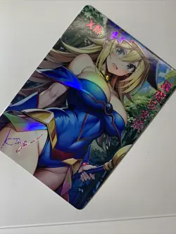 Dark Magician Girl DMG XR Sexy Foil Dream Goddess Waifu Card Girl Doujin Anime - Image 3