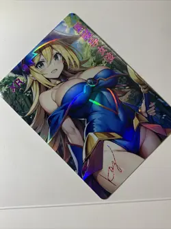 Dark Magician Girl DMG XR Sexy Foil Dream Goddess Waifu Card Girl Doujin Anime - Image 4