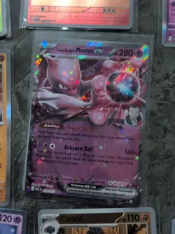 Pokemon TCG lot 10 cards Team Rocket's Mewtwo GX, Trevenant, Riolu, Pangoro - Image 5