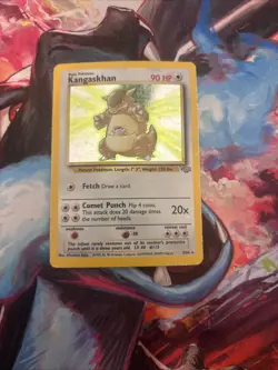 Pokemon TCG Kangaskhan Jungle Holo Card 05/64 MP Condition Vintage WOTC 1999 - Image 1
