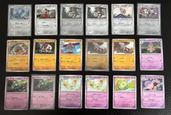 2025 Pokemon Black Bolt English Lot 66 Cards Common Uncommon Holo Reverse Holo - Image 2