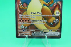 Pokemon TCG English Card 151 MEW EN Charizard ex 183/165 Full Art Holo NM - Image 4