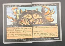 B.F.M. (Big Furry Monster) Unglued MTG Reg (Two Cards #28 & #29) Lightly Played - Image 1