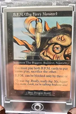 B.F.M. (Big Furry Monster) Unglued MTG Reg (Two Cards #28 & #29) Lightly Played - Image 3