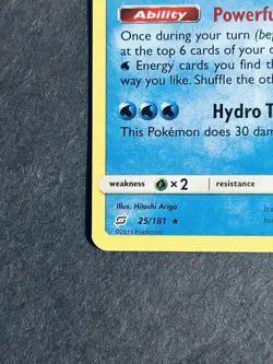 Blastoise 25/181 Sm-Team Up Regular Pokemon Card NM - Image 5