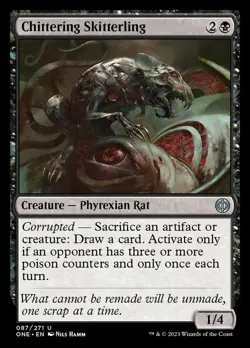 Chittering Skitterling [Phyrexia: All Will Be One] Magic MTG - Image 1