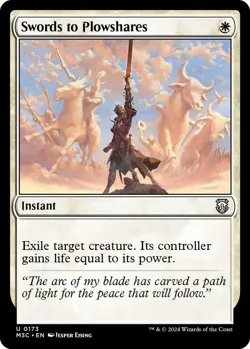 Swords to Plowshares Ripple Foil - M3C 0173 NM - MTG Magic - Image 1