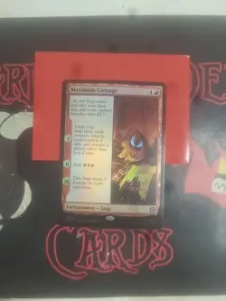 Magic The Gathering Marvel's Spider-Man "Maximum Carnage" 0083 FOIL RARE NM - Image 1