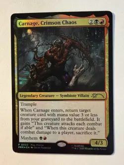 MTG Spider-Man Carnage, Crimson Chaos - Promo 0003 PRM Foil - Image 1