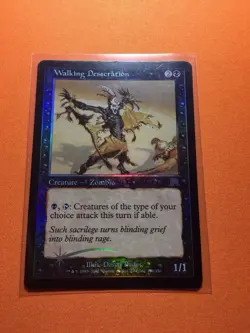 MTG Magic The Gathering Walking Desecration LP Foil ONS Black Zombie - Image 1