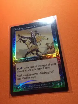 MTG Magic The Gathering Walking Desecration LP Foil ONS Black Zombie - Image 3
