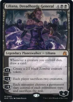 Liliana, Dreadhorde General Ravnica Remastered - Magic MTG NM - Image 1