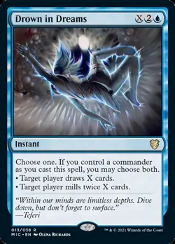 Drown in Dreams [Innistrad: Midnight Hunt Commander] Magic MTG - Image 1