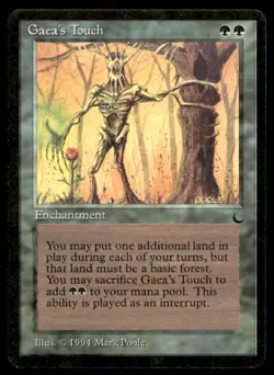 Gaea's Touch LP Light Play The Dark MTG [6686] - Image 1
