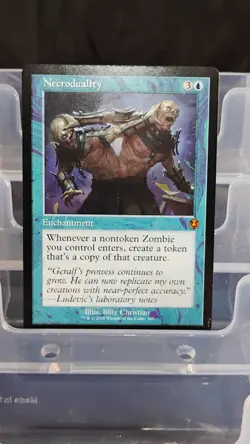 Magic: The Gathering Necroduality Enchantment Regular Blue 2025 - Image 1