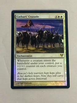 MTG FOIL Cathars' Crusad Avacyn Restored Magic the Gathering - Image 1