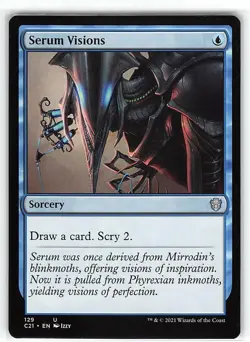 Serum Visions *Uncommon* Magic MtG x1 Commander 2021 - Image 1