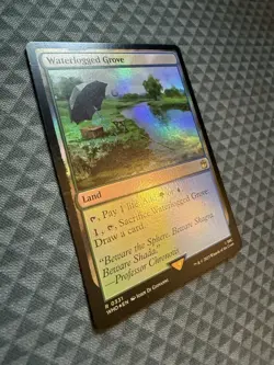 MTG Waterlogged Grove #0331 Foil Rare Universes Beyond: Doctor Who (WHO) - Image 2
