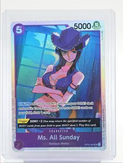 MS. ALL SUNDAY 2023 POKEMON KINGDOMS OF INTRIGUE SUPER RARE #OP04-064 Q5600 - Image 1