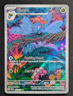 Gloom 198/197 SV03: Obsidian Flames Pokemon NM Holo - Image 1