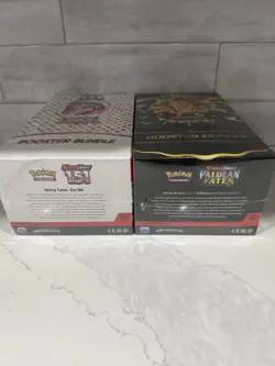 Pokemon SV 151 & Paldean Fates Booster Bundle Display Set!! - Factory Sealed !! - Image 3