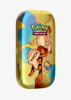**SEALED** Pokemon TCG Scarlet & Violet 151 Arcanine & Omanyte Mini Tin - Image 1