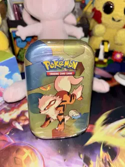 **SEALED** Pokemon TCG Scarlet & Violet 151 Arcanine & Omanyte Mini Tin - Image 2