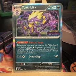 Toxtricity 017 PRERELEASE Phantasmal Flames Black Star Promo Pokemon TCG MINT - Image 1