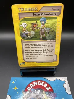 Town Volunteers 136/147 Aquapolis Non-Holo Vintage Pokemon Card TCG - Image 4