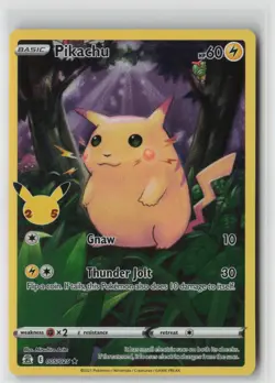 Pokemon Pikachu #005/025 Celebrations Near Mint or Better - Image 1