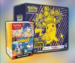 Pokemon TCG Sv8.5: Surging Sparks Elite Trainer Box + Booster Bundle Costco - Image 1