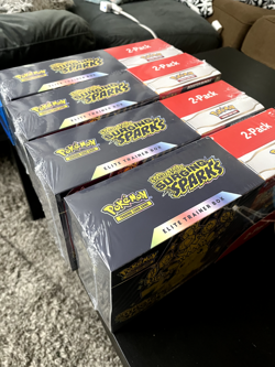 Pokemon TCG Sv8.5: Surging Sparks Elite Trainer Box + Booster Bundle Costco - Image 3