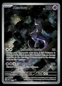 Pokemon Card - Mewtwo Scarlet & Violet Promo 052 Holo Illustration Rare - Image 1