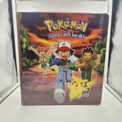 Pokemon "Gotta catch 'em all!" 3-Ring Binder Vintage Nintendo 1999 - Image 1