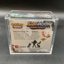 Pokemon TCG Sun & Moon Burning Shadows Booster Box SEALED w/Acrylic Case - Image 2