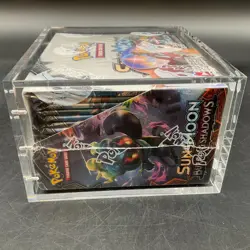 Pokemon TCG Sun & Moon Burning Shadows Booster Box SEALED w/Acrylic Case - Image 3