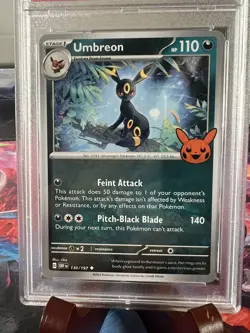 2024 Pokemon Trick or Trade Umbreon #130 in a PSA 8! 💎 Bid Now! - Image 3