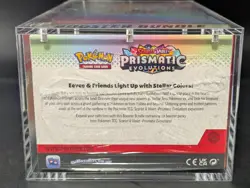 Pokemon SV8.5 Prismatic Evolutions Sealed Booster Bundle Display W/Acrylic Case - Image 3