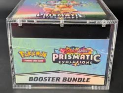 Pokemon SV8.5 Prismatic Evolutions Sealed Booster Bundle Display W/Acrylic Case - Image 5