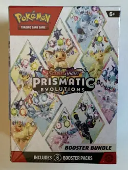 Pokemon TCG: Scarlet & Violet Prismatic Evolutions Booster Bundle Fast Shipping - Image 1