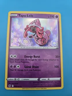 Tapu Lele 064/159 SWSH: Pokemon Crown Zenith Rare Holo NM - Image 1