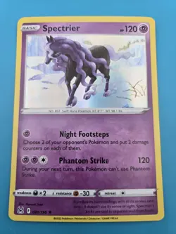 Spectrier 081/196 Lost Origins Pokemon Holo Foil Rare LP - Image 1