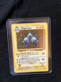 Pokemon 1999 Base Set Magneton Holo MP - Image 1
