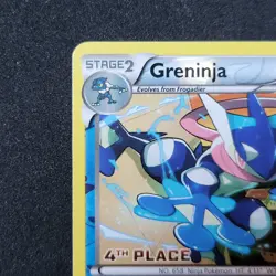 Pokemon League 4TH PLACE GRENINJA Breakpoint BKP 40/122 English ENG Near Mint NM - Image 3