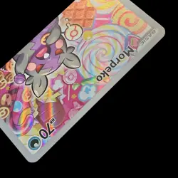 POKEMON MORPEKO 206/182 PARADOX RIFT ILLUSTRATION RARE ●FULL ART HOLO NEAR MINT - Image 5