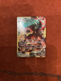 Pokemon TCG Volcanion XY185 Full Art 2017 XY Era Holo Promo NM - Image 1